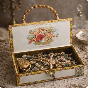 👜 Handmade La Gloria Cubana Cigar Box Purse / Keepsake Box / Jewelry Case